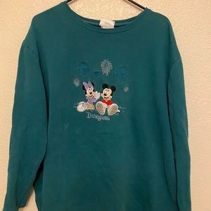 Vintage Disney Mickey and Minnie Mouse Crewneck